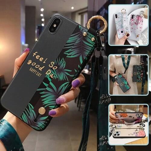 Avocado Neck Strap Case for Xiaomi Redmi Note 7 8 Pro 8T 5 Plus 6 8 Mi 9 SE CC9 CC9E 5X 6X A2 Lite Wrist Strap Lanyard Cover