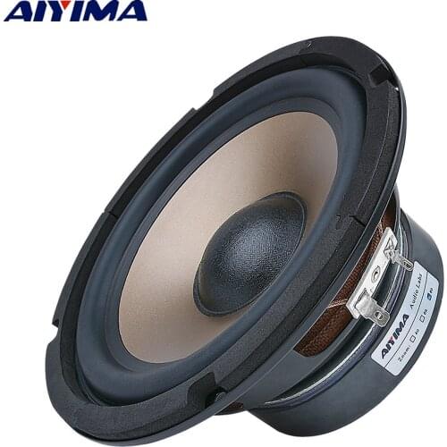 AIYIMA 6.5 Inch Subwoofer Audio Speaker 80W 4 8 Ohm High Power Fever Woofer Music Loudspeaker DIY For Bookshelf Sound System