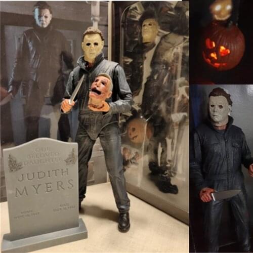 Halloween Ultimate Michael Myers Action Figure PVC Toy Doll Gift