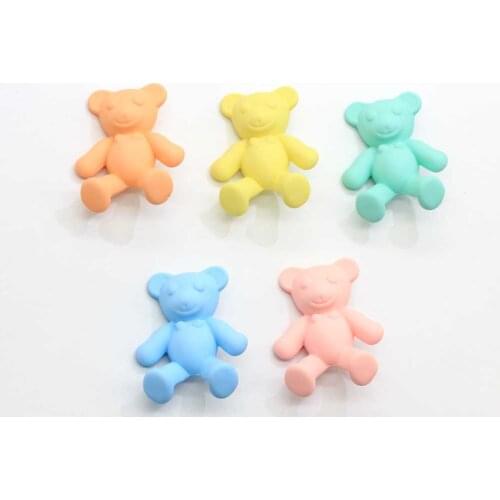 Cute Resin Cartoon Animal Bear Miniature Fairy Garden Figurines Decoration Accessories