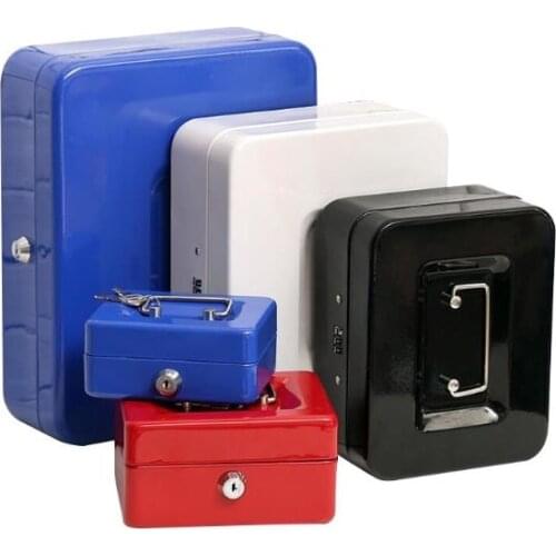 Multi-function Key Steel Safes With Lock Cash Ban Card Store Box Paper Piggy Bank A4 Document Boxes