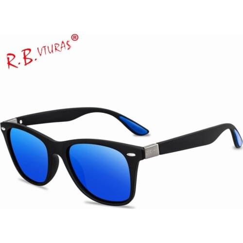 RBVTURAS 2019 Polarized Sunglasses Mens Driving Rays Male Sun Glasses For Men Retro Luxury Women Brand Designer UV400 Eyewear