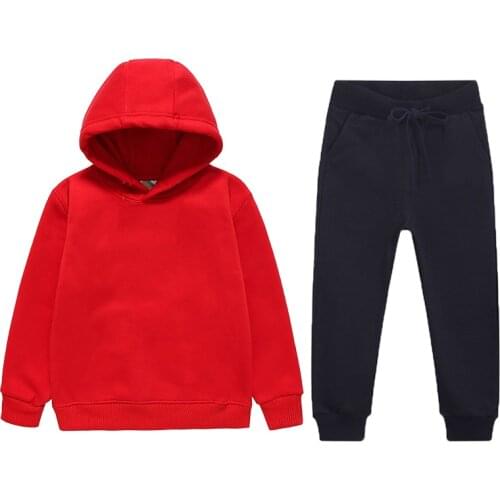 Autumn Spring Fashion Kids Boys Clothing Two Piece Sets Cotton Clothes Set Boys Sports Suit Children Student Casual Sweatshirts