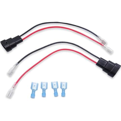 For H10 9005 9006 9012 HB3 Female Plug Male Adapter Fog Light Driving LED Nylon Heat Resistance Can Be Up To 1200 Fahrenheit