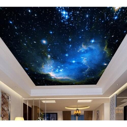 Custom ceiling wallpaper, the universe is used to the living room bedroom ceiling wall vinyl papel de parede