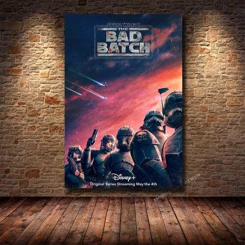 Popular American TV Series Star Wars The Bad Batch HD Print Poster Living Room Bedroom Decoration Painting