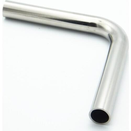 1" 25mm OD 304 Stainless Steel Sanitary Weld 90 Degree Elbow Pipe Fitting For Home Brew Homebrew Straight Pipe Length 100mm