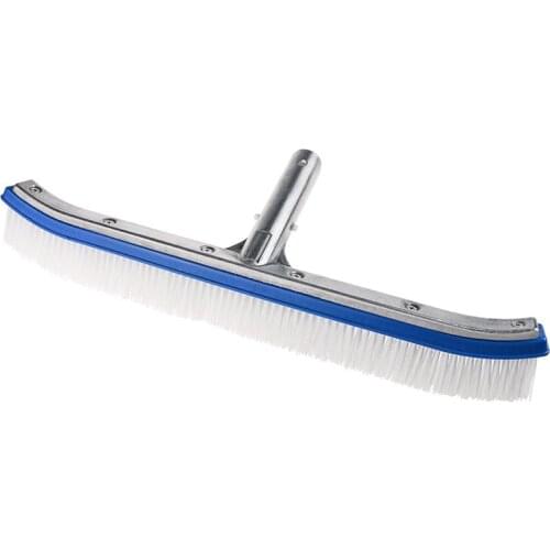 18 inch Swimming Pool Brush Head Spa Algae Plastic Heavy Duty Broom Curved Tools Cleaning Equipment Swimming Pools Accessories