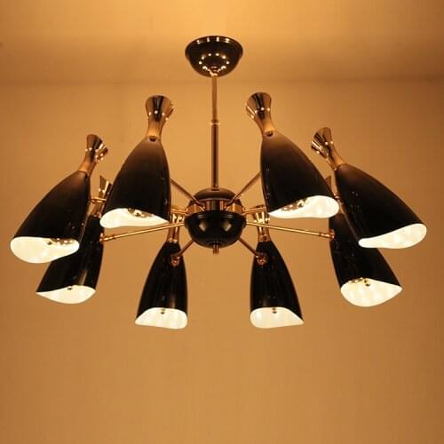 Modern spider pendant lights Nordic led lamp Christmas decorations for home lighting wood lamps for living room with lampshade