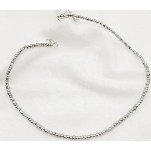 1pc Fashion Bohemian Style Beaded Necklace Adjustable Clavicle Necklace Boho Necklace Jewelry Accessories For Women Girls