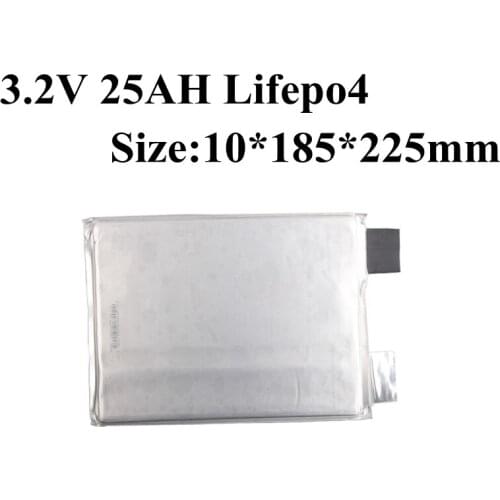 16pcs/lot 3.2v 25Ah Lifepo4 Rechargable Battery 25ah for Diy 48v E Bike Kit Battery Solar Agm Batter Electric Tool Lamp Scooter