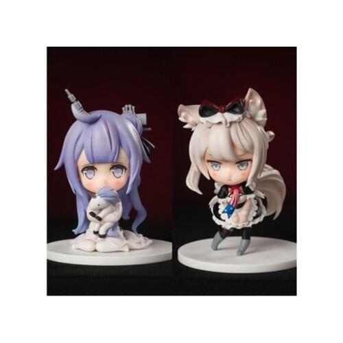 Azur Lane HMS Unicorn Harman Q version Figure PVC Doll Model Toys Car Decoration 10cm