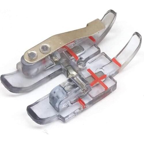 Clear 1/4 Inch Right Guide Quilting Patchwork Foot with IDT for Pfaff 820881096
