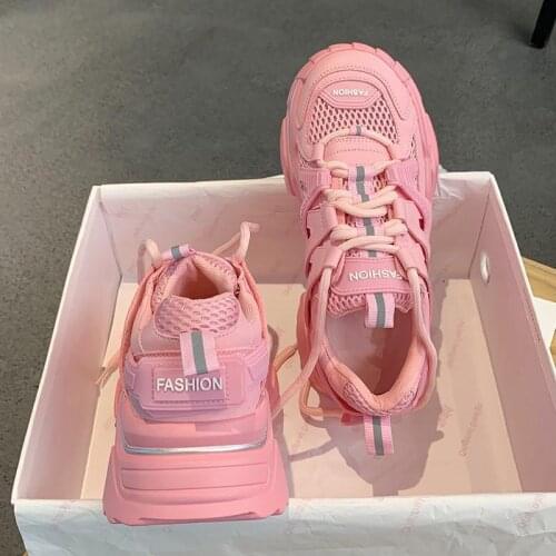 Design Chunky Sneakers for Women 2021 Summer Womens Colorful Shoes Breathable Lightweight Ladies Dad Shoes Classic Shoe