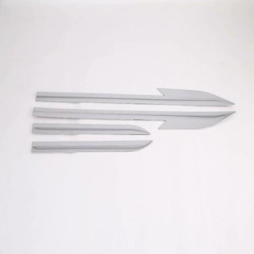 For Hyundai Venue 2019 2020 ABS Chrome Side Door Body Molding Trims Cover Line Garinsh Protector Auto Exterior Accessories