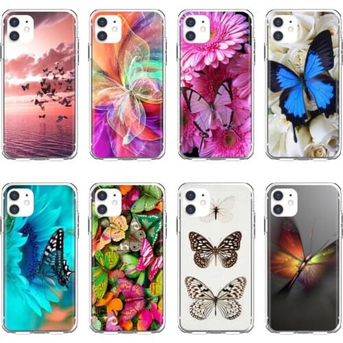 For Xiaomi Redmi 2 S2 3 3S 4 4A 5 5A 5 6 6A 7A 9 9T 9C 9A Pro Pocophone F1 Wallpaper-butterfly-Butterflies Cell Phone Cover
