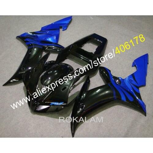 For Yamaha YZF-R1 2002 2003 YZF R1 02 03 YZF R1 Blue Black ABS Plastic motorcycle Fairing (Injection Molding)