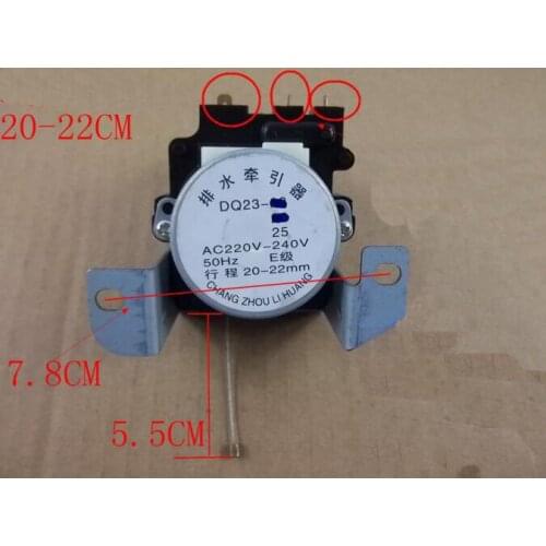XQB52-61 washing machine drain motor tractor XQB60-10 24SHC1 NTCF 3 pins