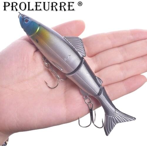 Hot sale Fishing Lure Multi Jointed Hard Bait 12.5cm 18g Lifelike joint bait Wobblers Sinking Swimbait Fishing Lure Crankbait