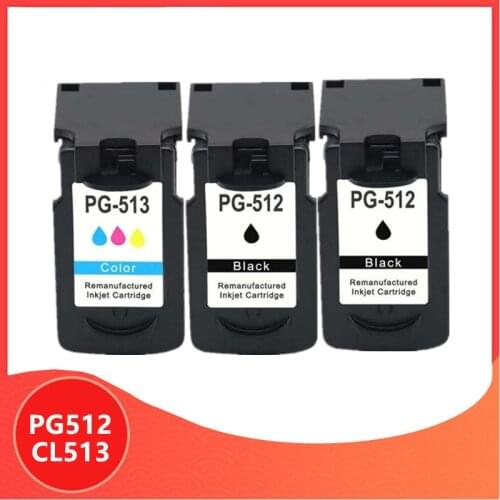 512XL PG512 CL513 Catridge Compatible for Canon pg 512 cl 513 ink cartridge Pixma mp230 mp250 MP240 MP270 MP480 IP2700 printer