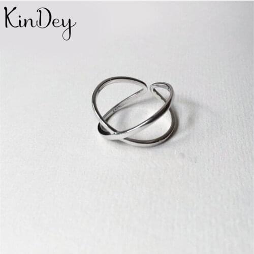 Personality Gothic Vintage Cross Rings For Women Bridal Wedding Engagement Punk Resizable Antique Rings Rock Jewelry