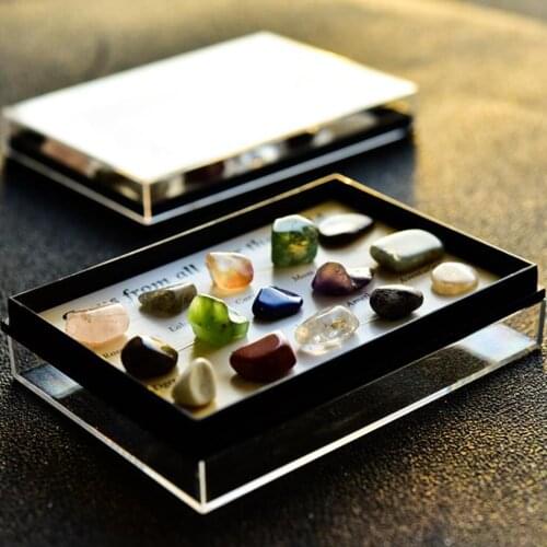 Gemstone Collection Box (15 Pieces Mineral)