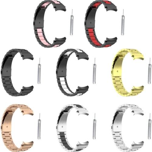 Metal Watchband Strap For Samsung Galaxy Watch4 Classic 46 42mm Smartwatch Sport Stainless Steel Bracelet Galaxy Watch 4 44 40mm