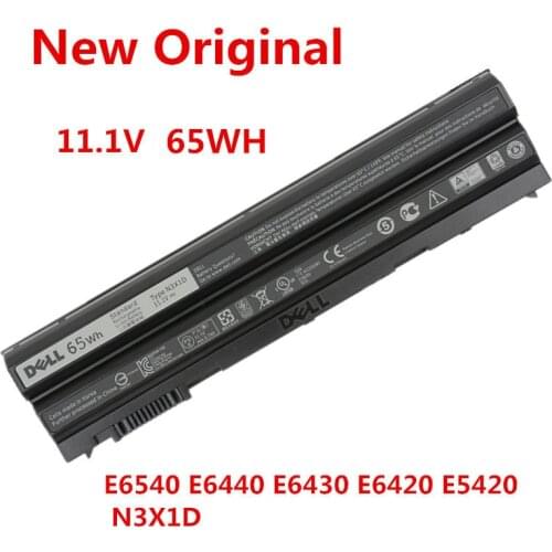New Original Laptop replacement Li-ion Battery for DELL E6540 E6440 E6430 E6420 E5420 N3X1D 65WH 11.1v