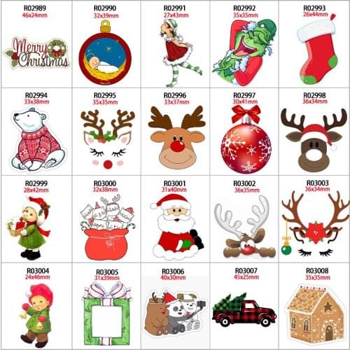 Planar Resin 30pcs/lot Christmas DIY Decoration Crafts Accessories R0298 R0299 R0300