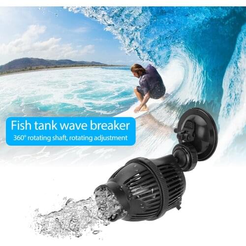 360Degree Rotation Wave Maker Water Circulation Pump Small Ultra Silent Suction Cup Aquarium FishTank Submersible Surf Pump tool