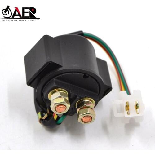 JAER Starter Relay Solenoid For Yamaha SRX250T XS 400RJ 400RK Seca XS1100 XS750 XS850 XV 535 Virago YX600 Radian YFM 80 Badger