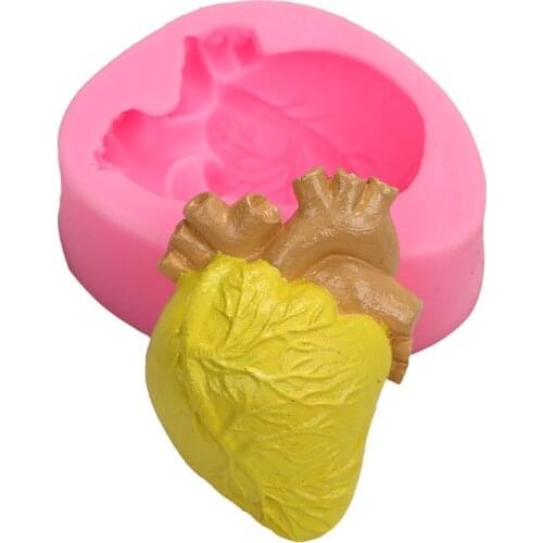 Three Dimensional Heart Silicone Mold Cake Decoration Mould 17-388