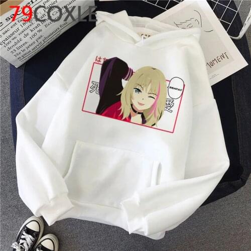 Wonder Egg Priority hoodies female grunge Ulzzang hip hop Korea women clothing hoody streetwear y2k aesthetic