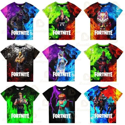 Fortnite 3d T-shirt Battle Royale Streetwear Kids T-shirt Victory Game Tshirt Men and Women Harajuku Tees Coat Teen Clothes