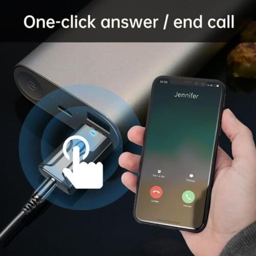 4 In 1 5.0 Bluetooth Adapter USB Wireless Bluetooth Transmitter Receiver Music Audio For PC TV Car Hands-free 3.5mm