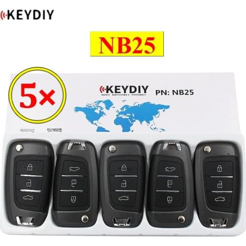 5pcs/lot KEYDIY 3 Button Multi-functional Remote Control NB25 NB Series Universal for KD900 URG200 KD-X2 all functions in one