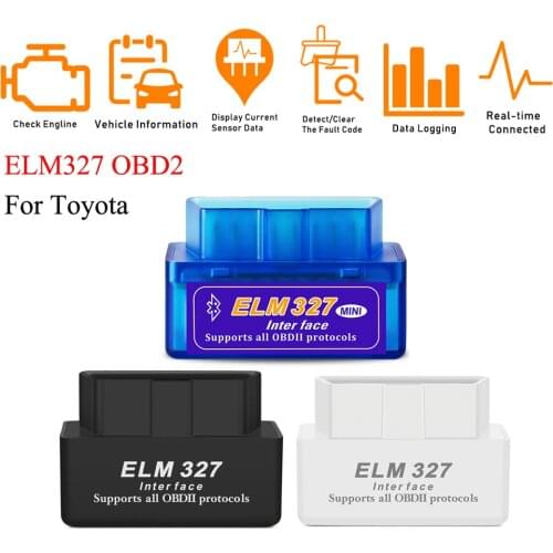ELM327 Bluetooth Scanner Code Reader Diagnostic Tool For Toyota Camry Corolla RAV4 Crown Reize 4 Runner Prado Prius Highlander