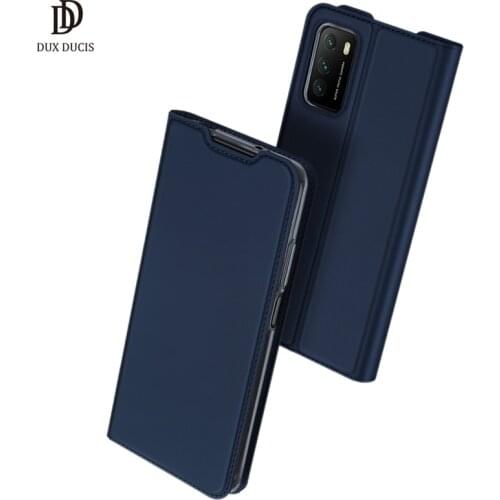 For Xiaomi Redmi 9T Case DUX DUCIS Skin Pro Series Flip Wallet Leather Case for Redmi9T Redmi 9T NFC Cover Card Slot Accessories