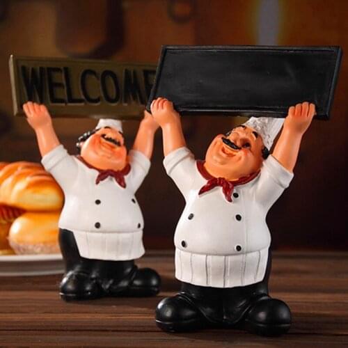 NHBR Creative Home Gift Chef Decoration Chef Hands Message Board Small Chef Crafts Home Decoration Cafe