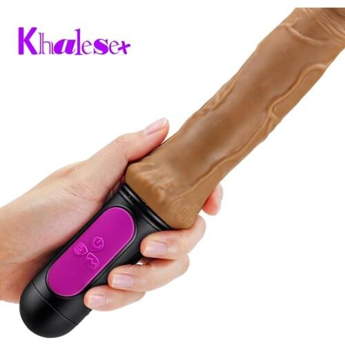 Heating Realistic Dildo Vibrator for Woman 10 speed bend Soft huge dildo Penis G Spot Vagina anus Masturbator Sex Toy for adult