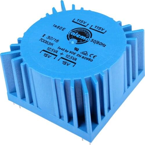 25VA new TALEMA Sealed Transformer input 115V*2 output 7V 9V 12V for choose