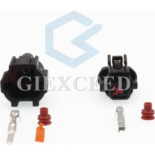 2 Sets 1 Pin 6188-0551 6185-0862 Auto Air Conditioner Compressor Pump Socket Waterproof Connector For Nissan Teana Qashqai