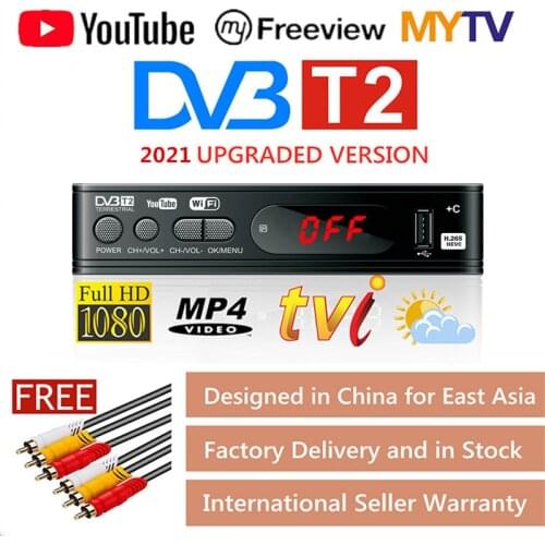 HD 1080p Tv Tuner Dvb T2 Vga TV Dvb-t2 For Monitor Adapter USB2.0 Tuner Receiver Satellite Decoder Dvbt2 Russian Manual