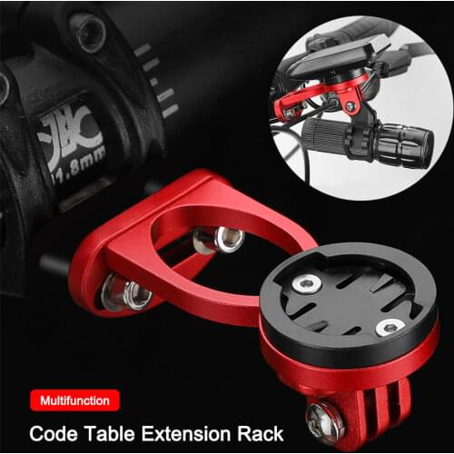 Multifunction Bike Flashlight Code Meter Extension Frame Lamp Rack Holder Holder Bicycle Computer Extension Rod Bracket