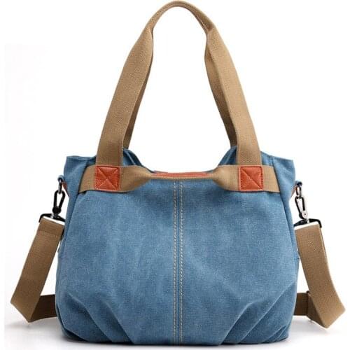 Crossbody Bags for Women 2019 Shoulder Tote Bag Purse Canvas Handbag for Work School Travel Business Shopping Ladies Hand Bags