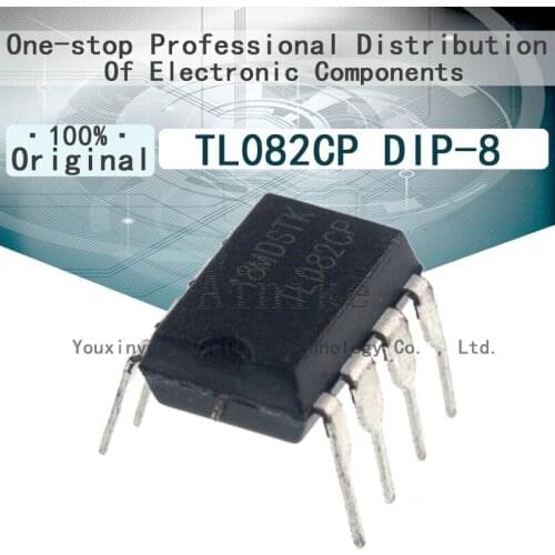 10/Pcs New Original TL082 TL082CP TL082CN DIP-8 Operational amplifier IC Chip