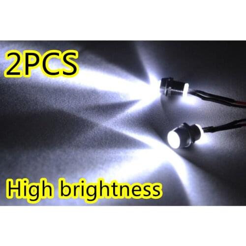 2 Sets 1/10 1/8 Upgrade Parts 2 LED Light Set Headlight Taillight for HSP RC Monster Truck Cars