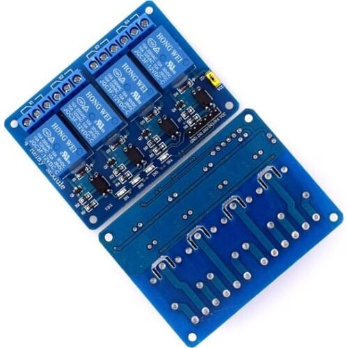 5V 12v 4 Channel Relay Module 4-channel Relay Control Board With Optocoupler Relay Output 4 Way Relay Module