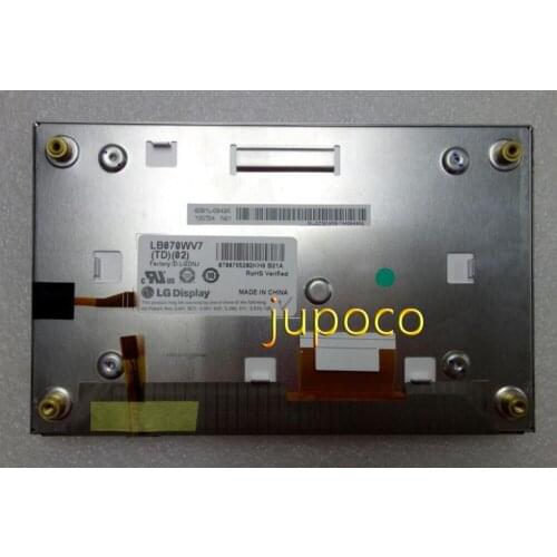 4pcs 100%new L.G 7inch LCD display LB070WV7-TD02 LB070WV7 with touch screen for Hyundai Veloster car DVD GPS navgation