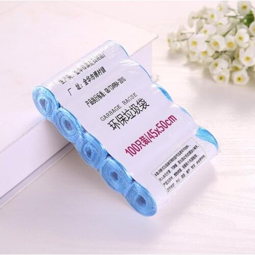 Dropshipping 5 Roll /100PCS Dog Poop Bag Pet Poop Bags Dog Cat Waste Pick Up Clean Bag For Dog Disposable Garbage Bag